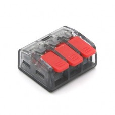 Κλέμμα ταχείας αυτόματης σύνδεσης καλωδίων 3 Θέσεων 0,08-4mm² 8-4843